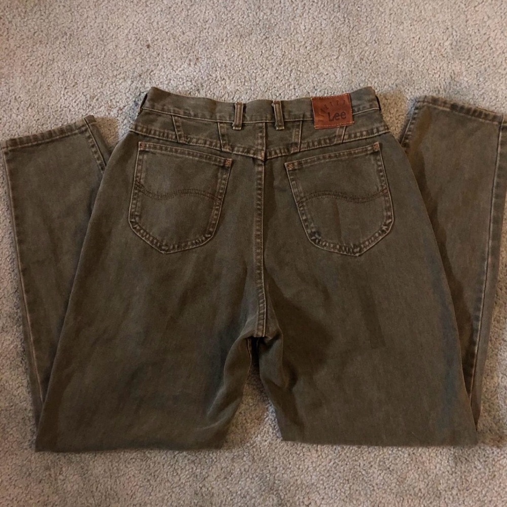 Lee Olive Green Denim Pants